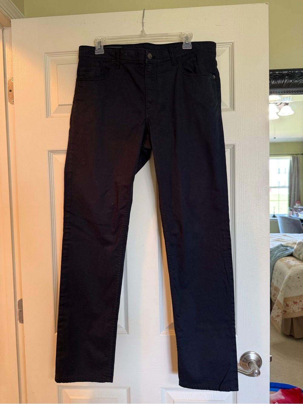Wallin & Bros. Classic Navy Straight-Leg Pants
